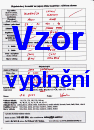 objednvkov formul - ukzka vyplnn